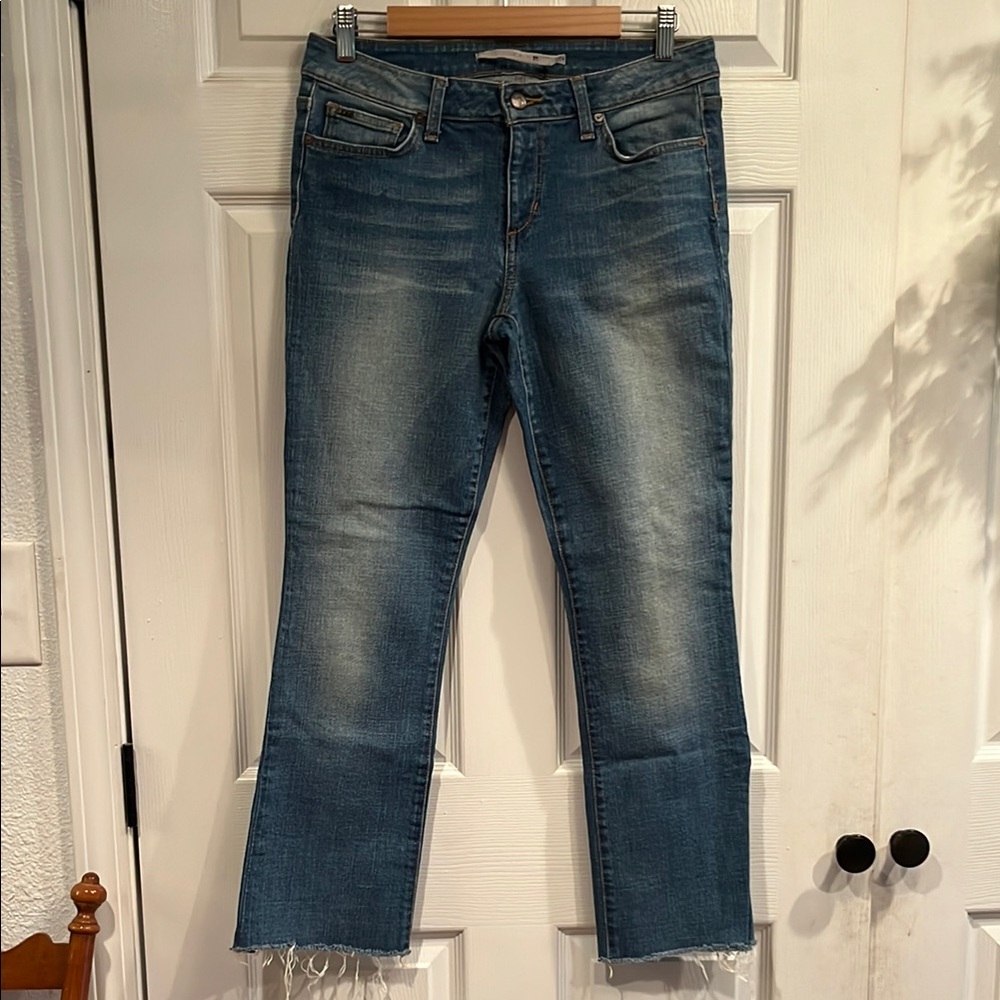 Joe's Jeans Blue Ankle Cropped Denim